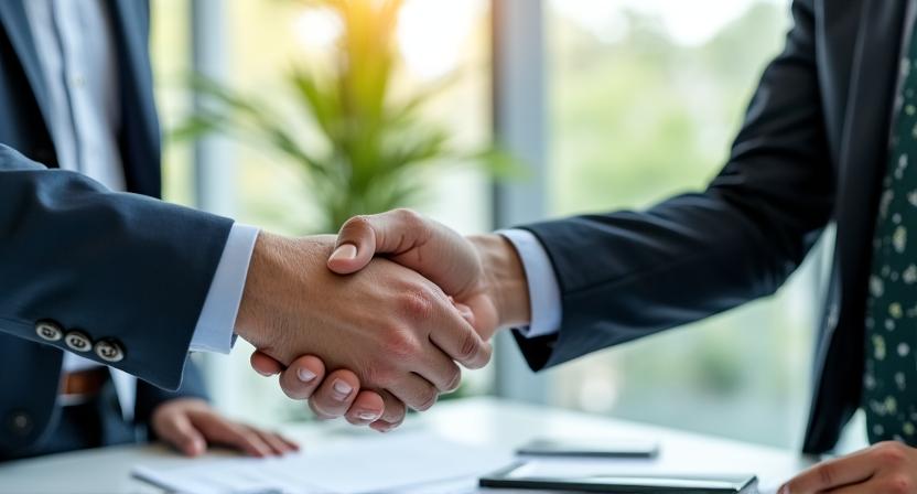 HR Consultant discussing strategy with business owners